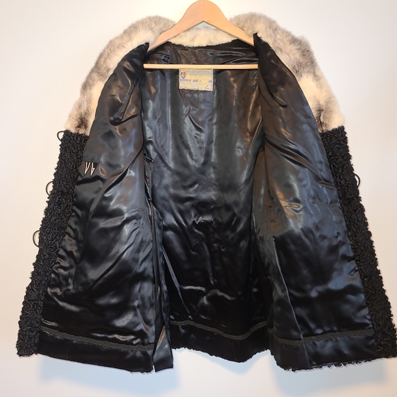 Vintage lambswool jacket Meyer Epstein furs - Picture 5 of 9